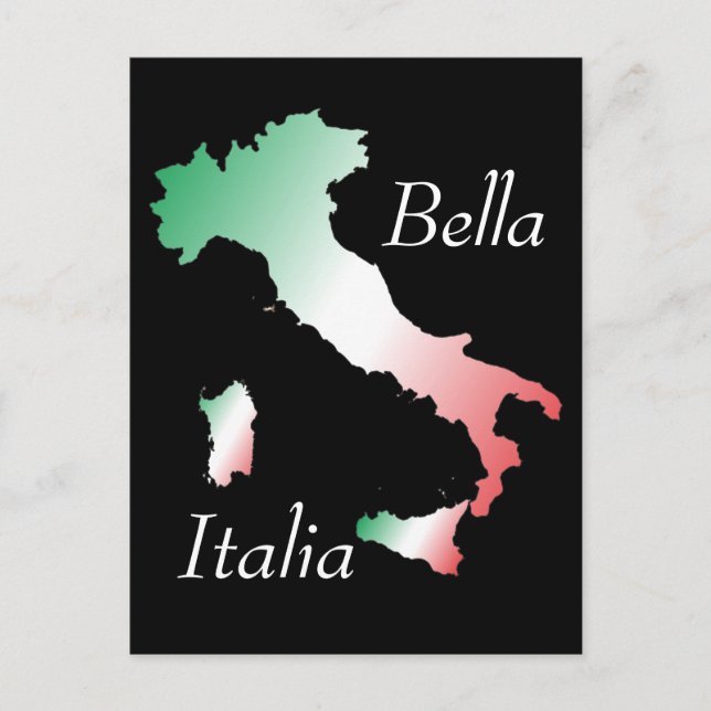 Italienisch - Italienische Postkarte (Vorderseite)