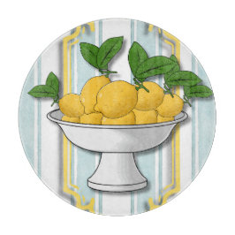 Italienisch Lemon Bowl Kitchen Print | Küste Schneidebrett