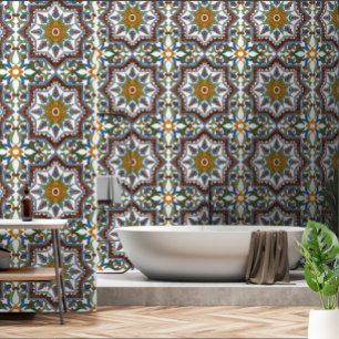 Italienisch Majolica Pattern Tapete