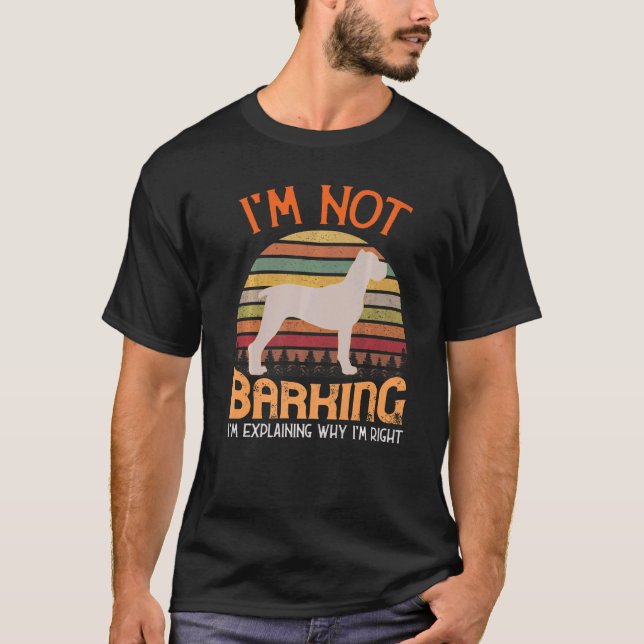 Italienisch Mastiff Cane Corso Retro T-Shirt (Vorderseite)