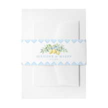 Italienisch Mediterranes Blauer Tile Lemon Hochzei