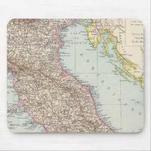 Italienisch nordliche Halfte, Karte von Norditalie Mousepad
