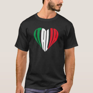 Italienisch Proud Italia Herz I Liebe Italia T-Shirt