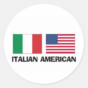 Italienisch Runder Aufkleber