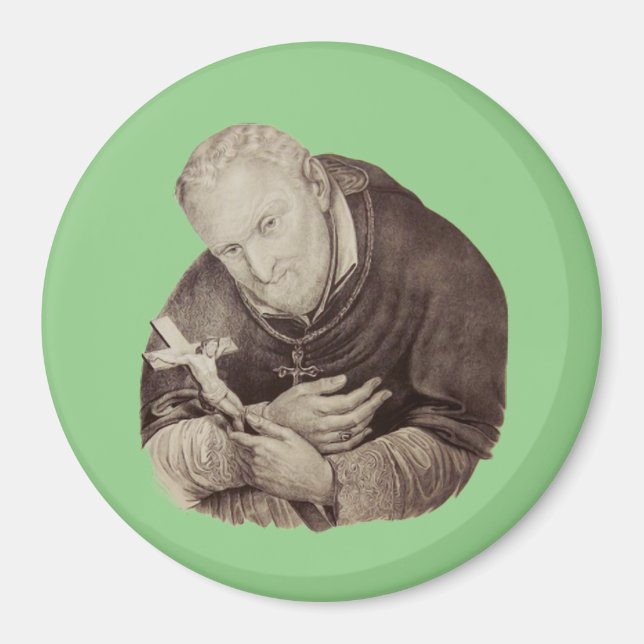 Italienisch Saint Alphonsus Liguori Magnet (Vorne)