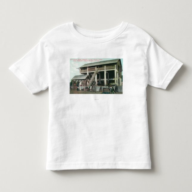 Italienisch-Schweizer Kolonien-Weinbrand-Brennerei Kleinkind T-shirt (Vorderseite)