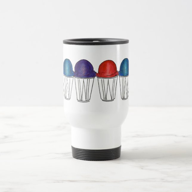 Italienisch Shave Water Ice Summer Snocone Sno Con Reisebecher (Mittel)