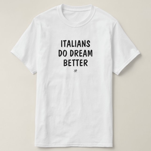 Italienisch T-Shirt (Design vorne)