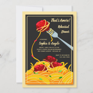 Italienische Abendessen-Einladung Einladung