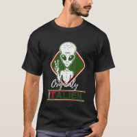 Italienische Alien Italien Pun Italien Moustach It