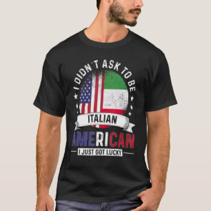 Italienische Amerikanische Länder Flaggen Land Ita T-Shirt