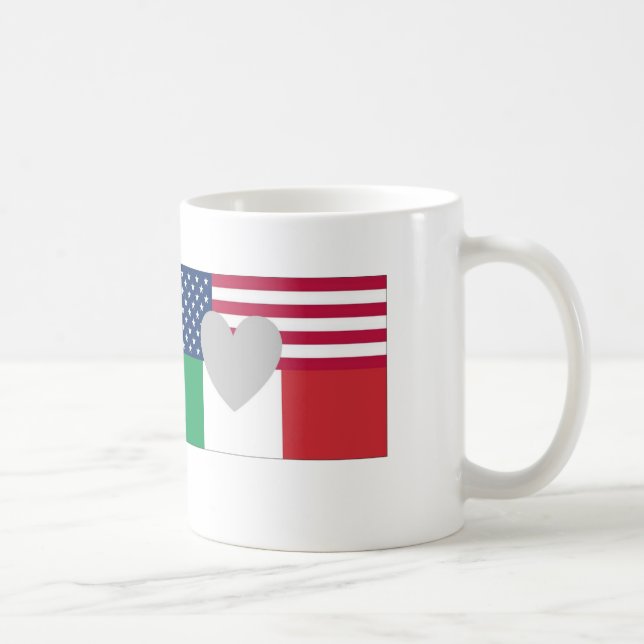 Italienische amerikanische Tasse (Rechts)