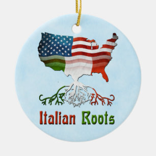 Italienische Amrikwurzeln Keramik Ornament