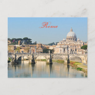 Italienische Architektur in Rom, Italien Postkarte