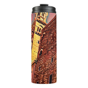 Italienische Architekturmalerei Thermosbecher