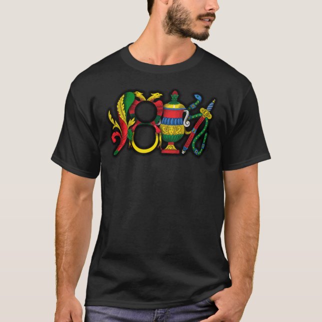 Italienische Asse Briscola Scopa Classic T-Shirt (Vorderseite)