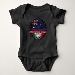 Italienische australische Treueflagge Baby Strampler
