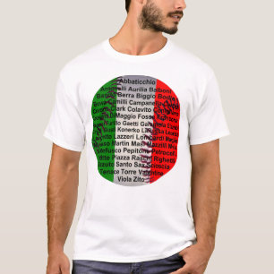 Italienische Baseball-Spieler T-Shirt