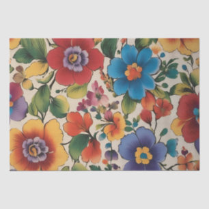 Italienische Blume Print Decoupage / Seidenpapier