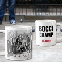 Italienische Bocci-Enthusiasten-Tasse
