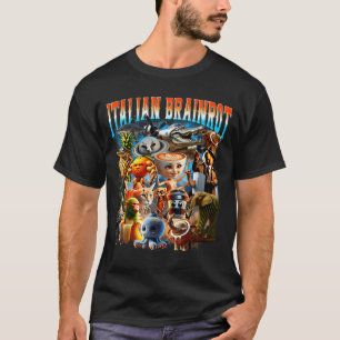 Italienische Brainrot-Charaktere Lustiges Meme Bel T-Shirt