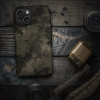 Italienische Camouflage Mitternacht Schwarz Einzig