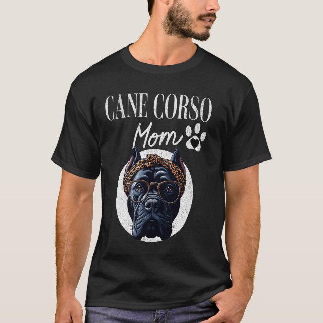 Italienische Cane-Corso-Mutter T-Shirt (Vorderseite)