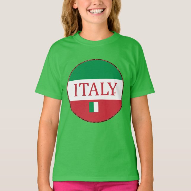 Italienische Designer-bekannte Marke scherzt T-Shirt (Vorderseite)