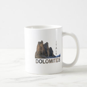 Italienische Dolomiten Wanderung in den Alpen Kaffeetasse