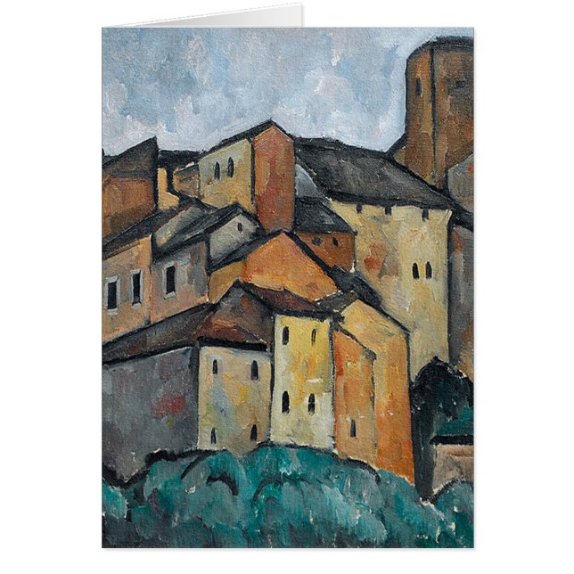 Italienische Dorfmalerei Zuhause Leere (Vorne)