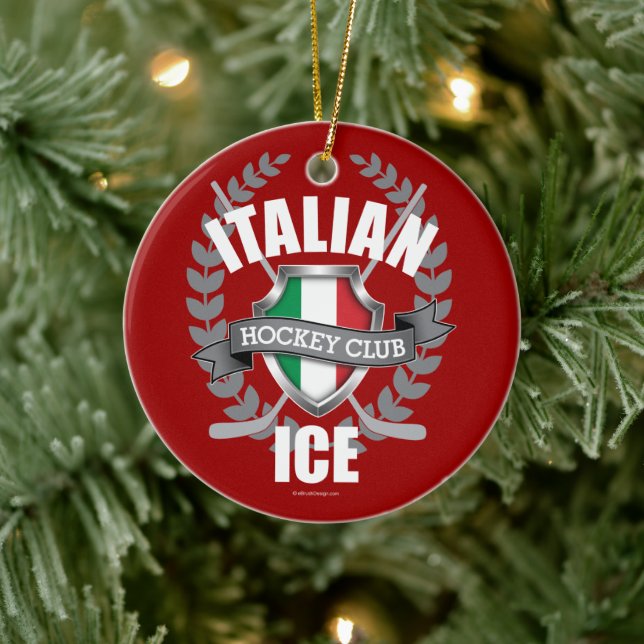 Italienische Eisdekoration Keramik Keramik Ornament (Baum)