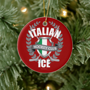 Italienische Eisdekoration Keramik Ornament