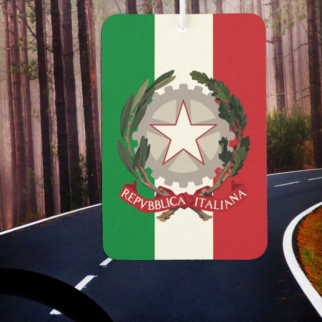 Italienische Fahne Car Air Freshener, Italien Autolufterfrischer (Von Creator hochgeladen)