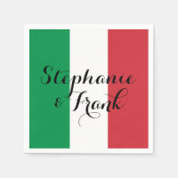 Italienische Fahne Colors Wedding