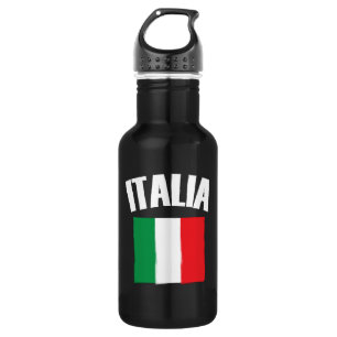 Italienische Fahne Flag Edelstahlflasche