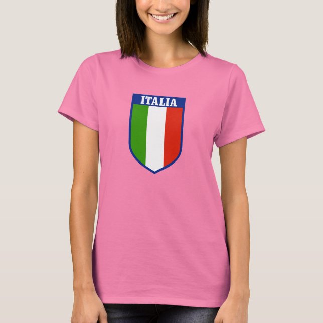 Italienische Fahne Womens T - Shirt (Vorderseite)