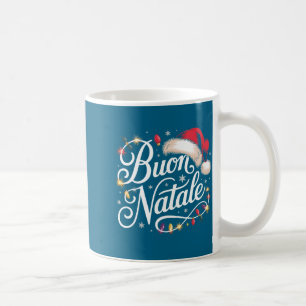 Italienische Familien-Weihnachtsbeleuchtung Rote S Kaffeetasse