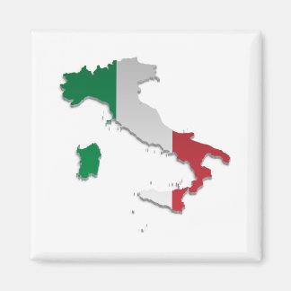 Italienische Flag-Karte_2 Magnet