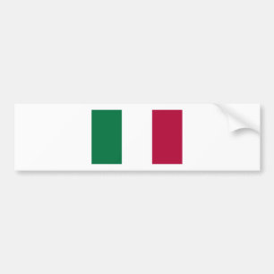 Italienische Flagge Autoaufkleber