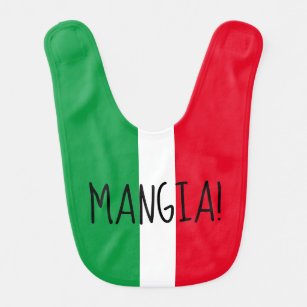 Italienische Flagge Babylätzchen