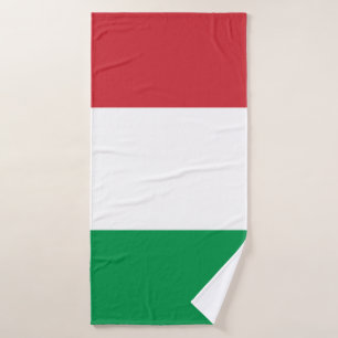Italienische Flagge Badehandtuch
