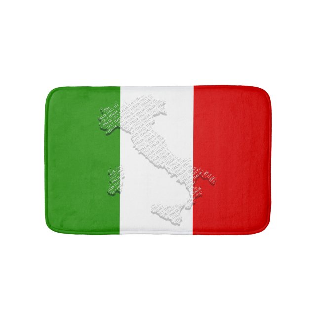 Italienische Flagge Badematte (Vorderseite)