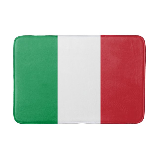 Italienische Flagge Badematte (Vorderseite)