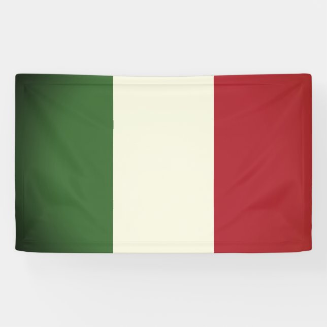 Italienische Flagge Banner (Horizontal)