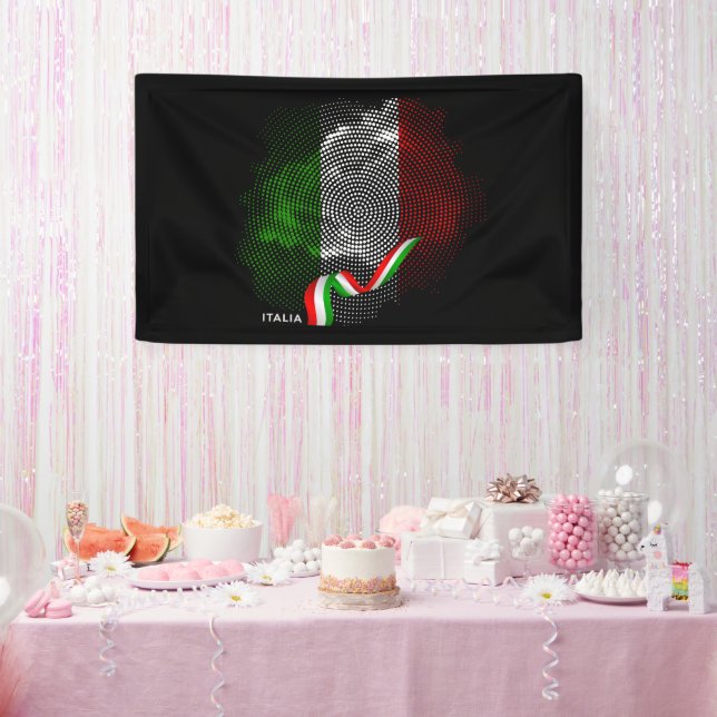 Italienische Flagge Banner (Party)