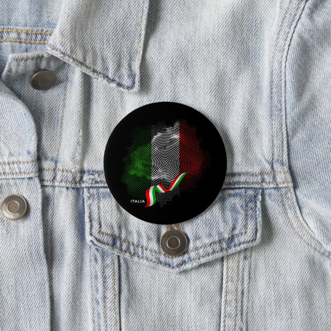 Italienische Flagge Button (Beispiel)