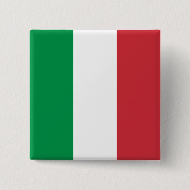 Italienische Flagge Button (Vorderseite)