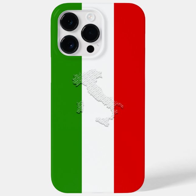 Italienische Flagge Case-Mate iPhone 14 Pro Max Hülle (Rückseite)