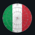 Italienische Flagge Dartscheibe<br><div class="desc">Italienische Flagge</div>