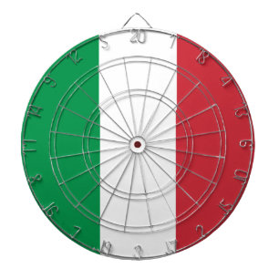 Italienische Flagge Dartscheibe